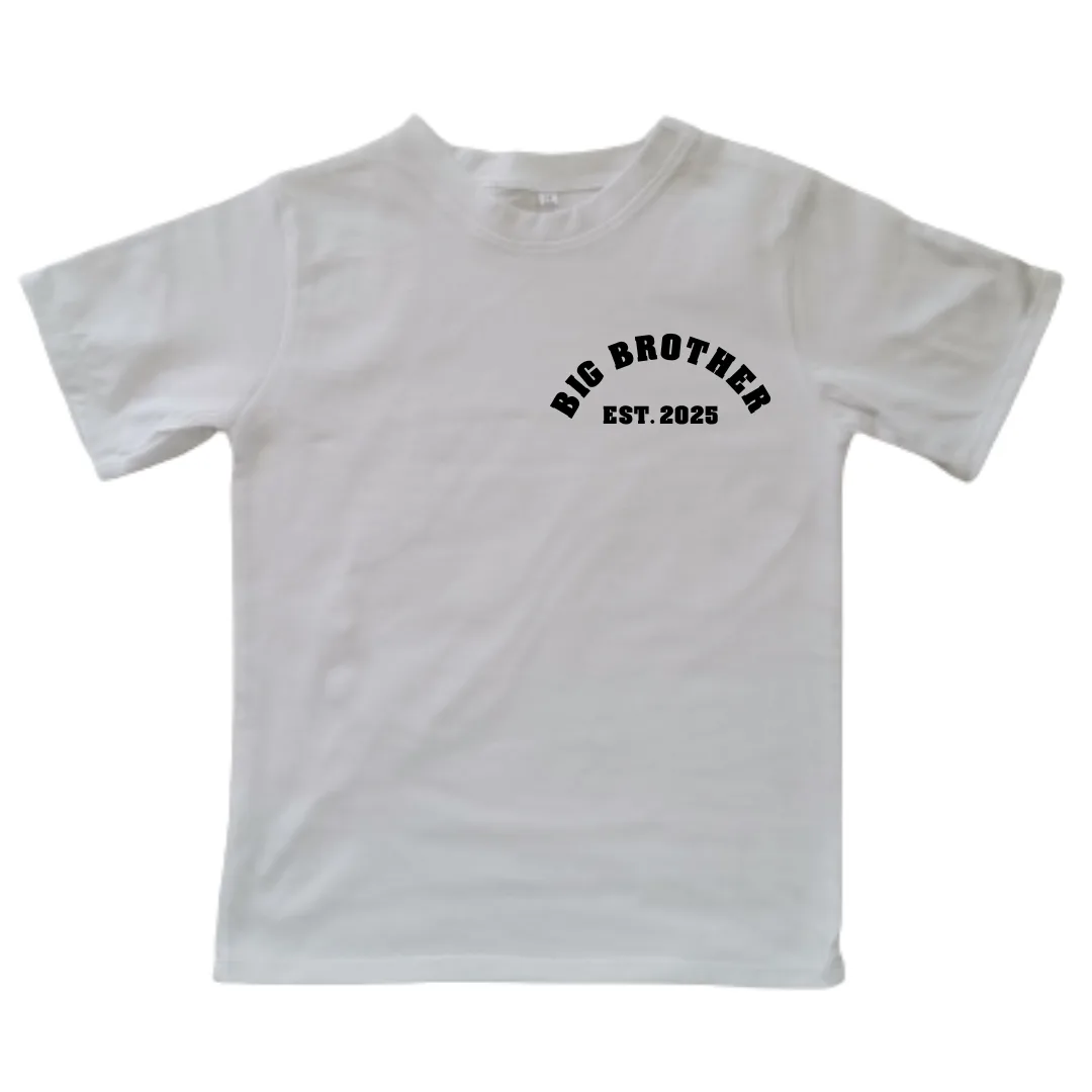 Big Bother Est. Logo | Custom Printed Kids T-shirt