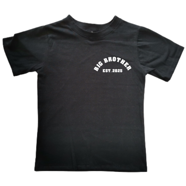 Big Bother Est. Logo | Custom Printed Kids T-shirt