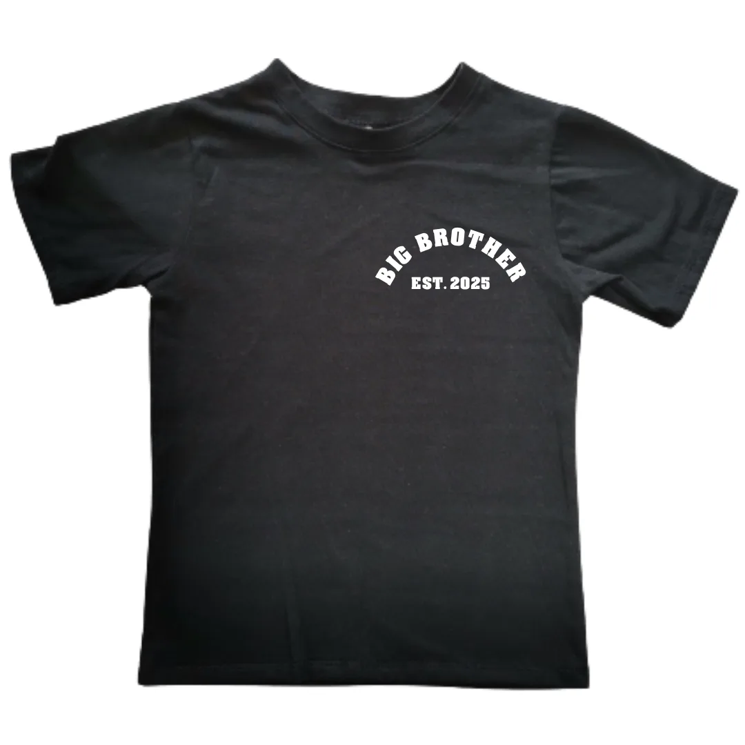 Big Bother Est. Logo | Custom Printed Kids T-shirt