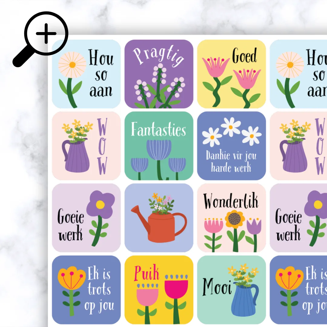 Flowers Theme 1 Stickers - Image 3