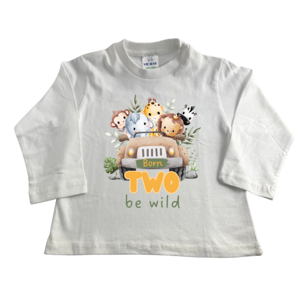 Born Two be Wild | Custom Printed Kids T-Shirt