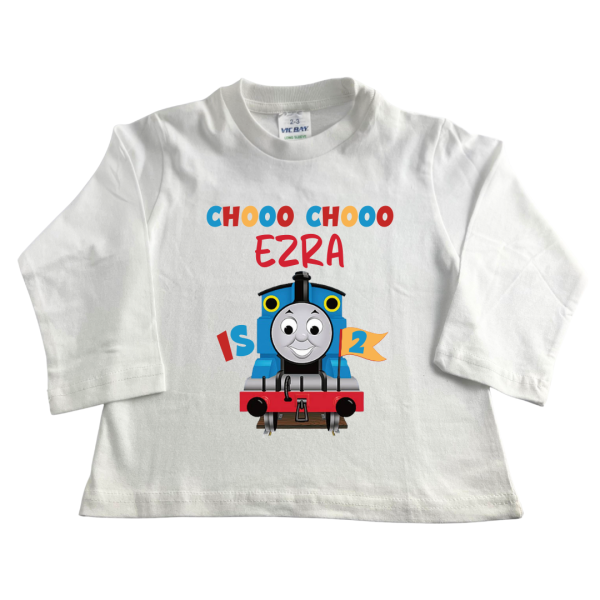 Choo Choo | Personalised Printed Kids T-Shirt
