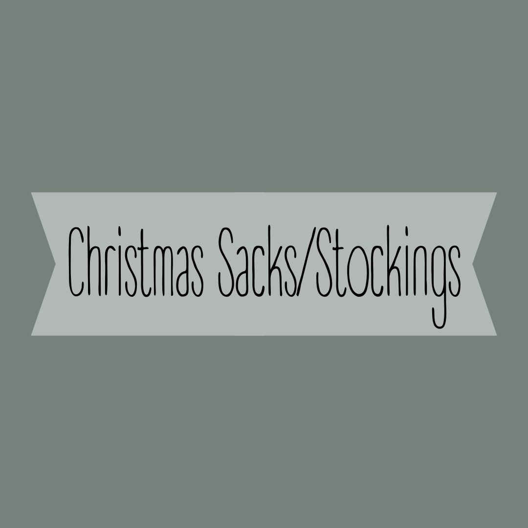 Pre-Designed Christmas Sacks/Stockings