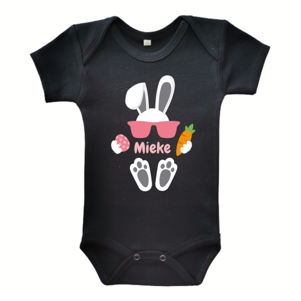 Easter Boss Bunny | Personalised Printed Baby Onesie