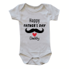 Happy Father's Day Moustache | Custom Printed Onesie