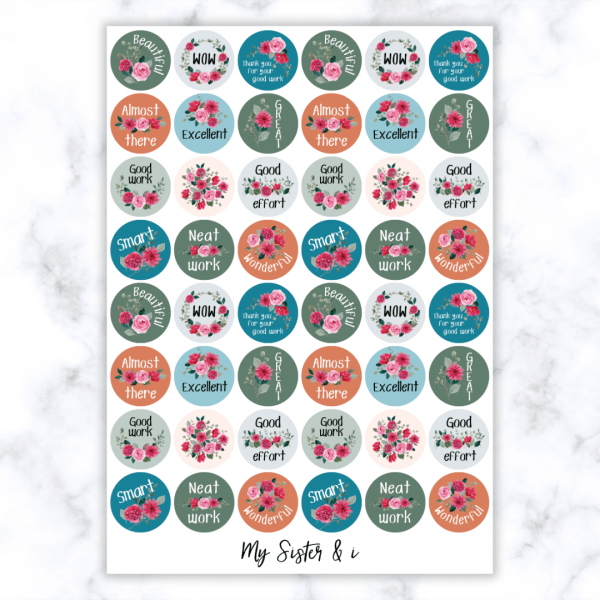 Flowers Theme 2 Stickers