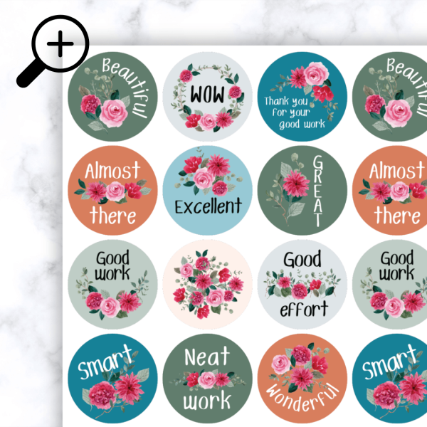 Alternative view of Flowers Theme 2 Stickers