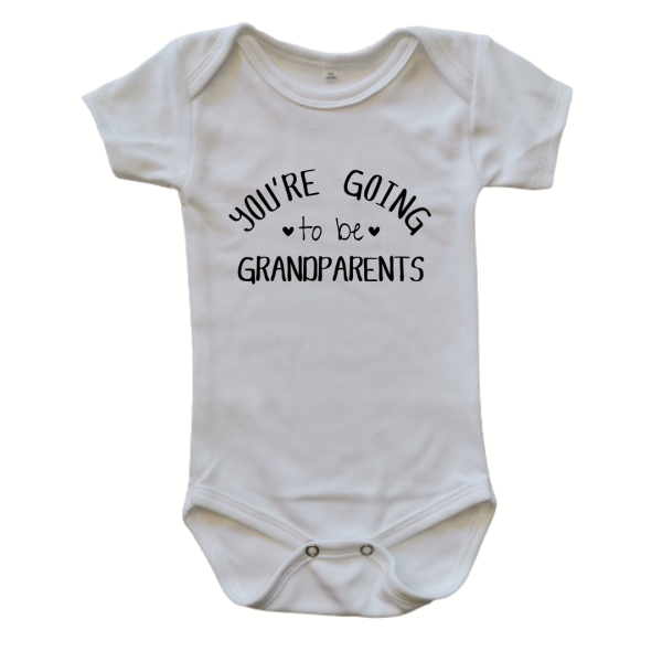 You're Going to be Grandparents | Custom Printed Onesie