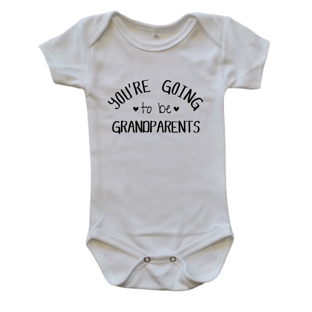 You're Going to be Grandparents | Custom Printed Onesie