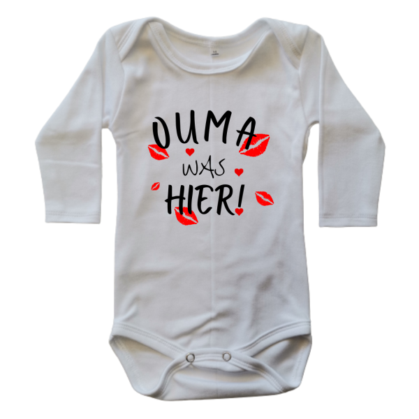 Grandma was Here | Custom Printed Onesie