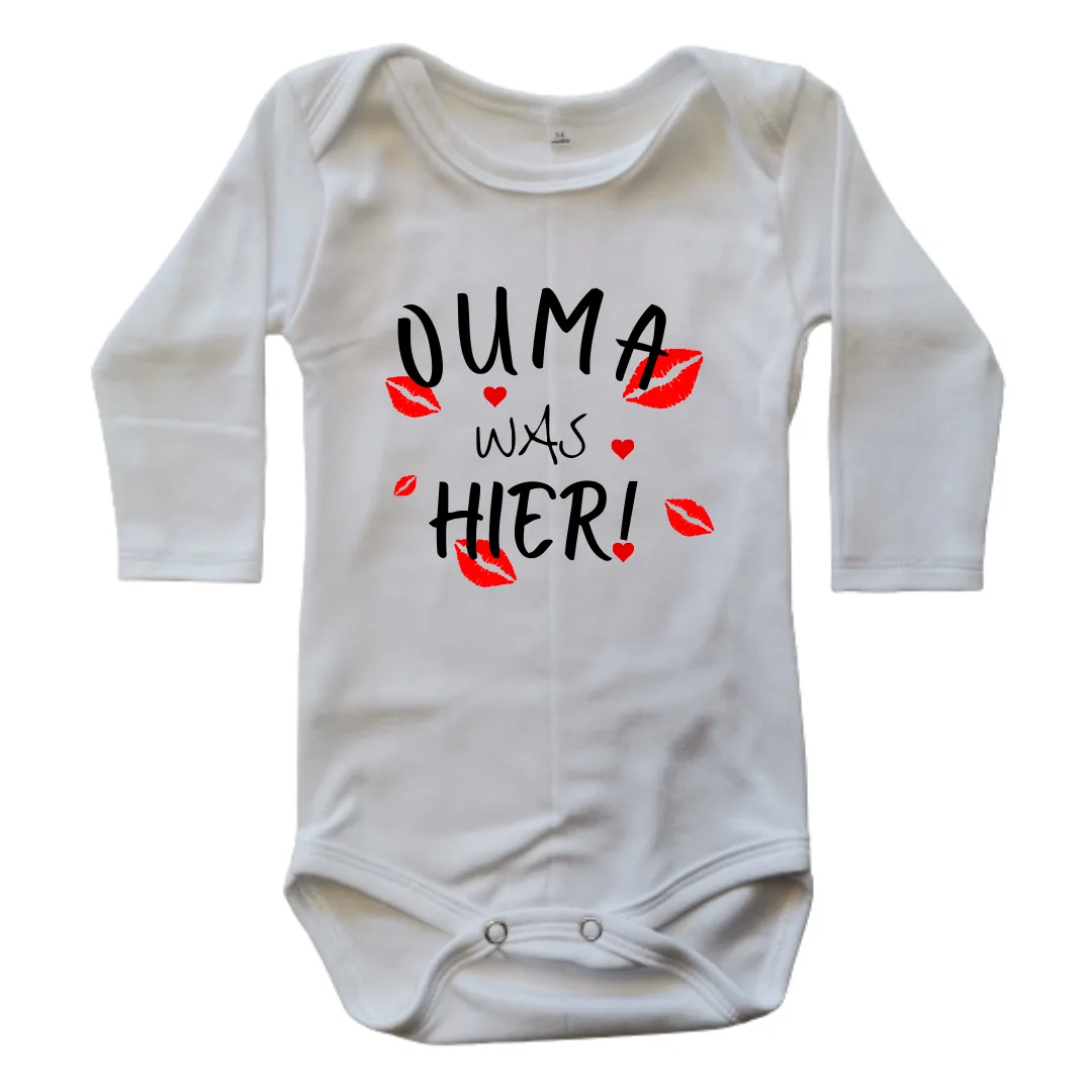 Grandma was Here | Custom Printed Onesie