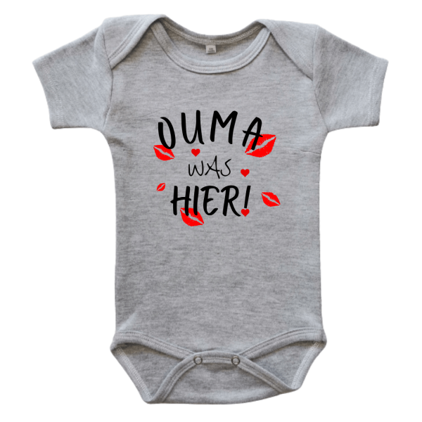 Grandma was Here | Custom Printed Onesie