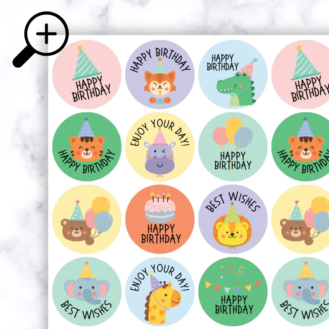 Happy Birthday Stickers - Image 2