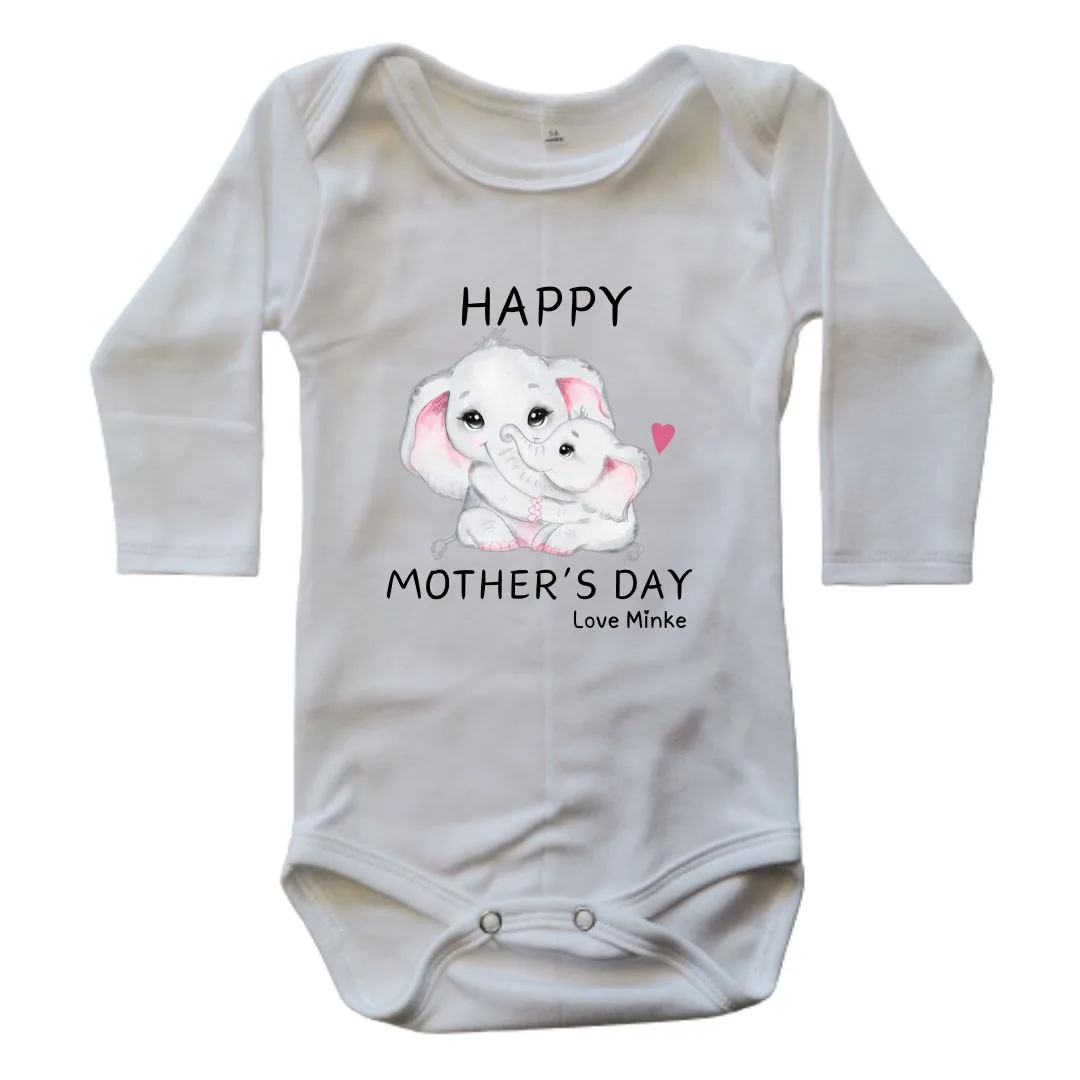 Happy First Mother's Day | Custom Printed Onesie