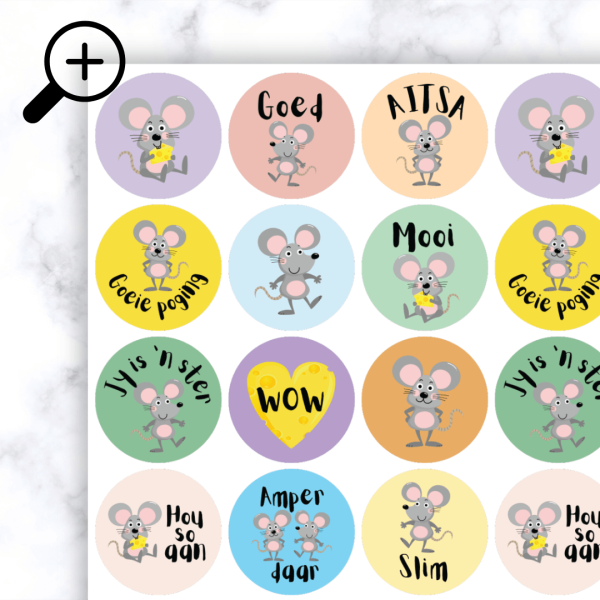 Alternative view of Mouse Stickers