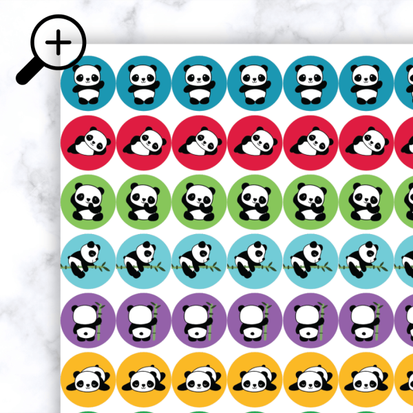 Alternative view of Panda Stickers