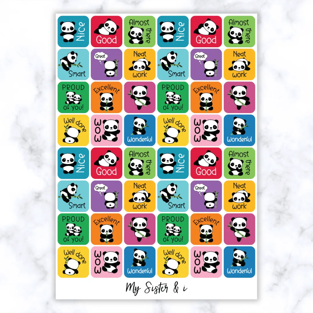 Panda Stickers