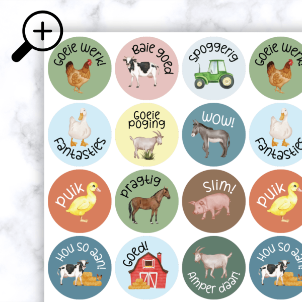 Alternative view of Barnyard Stickers