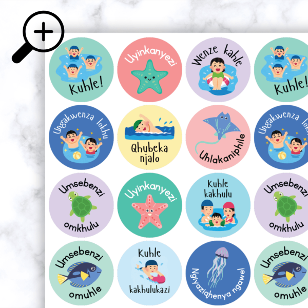 Swimming isiZulu Zoomed In
