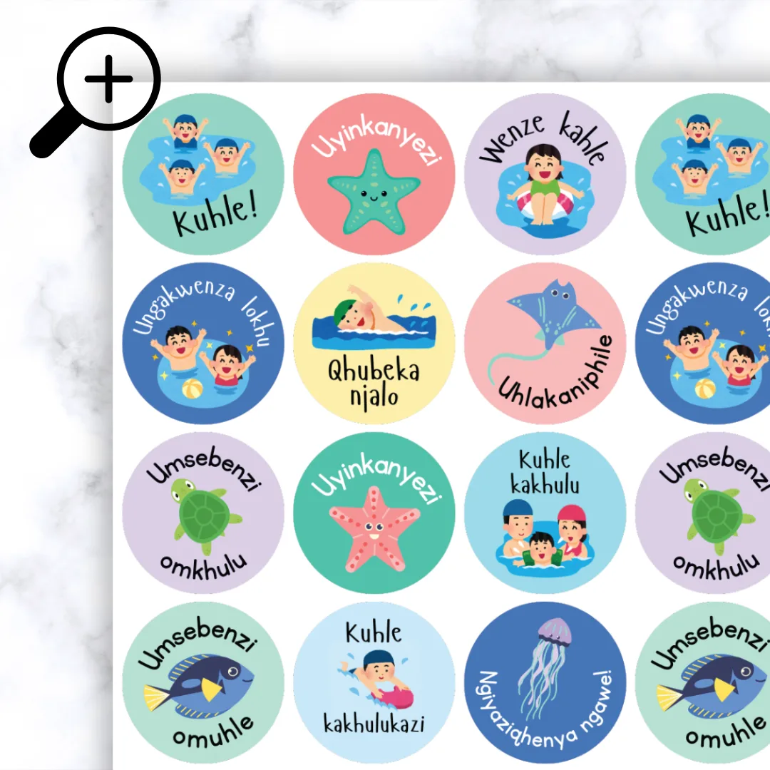 Swimming isiZulu Zoomed In
