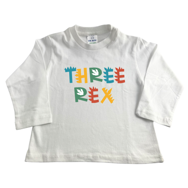 Three Rex | Custom Printed Kids T-Shirt