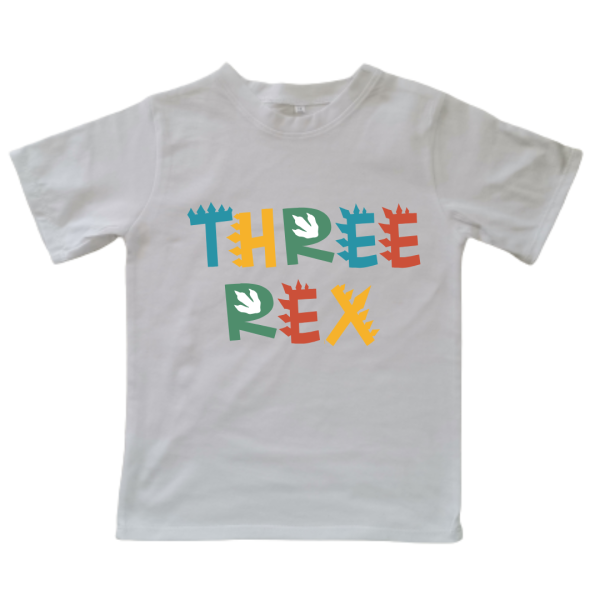 Three Rex | Custom Printed Kids T-Shirt