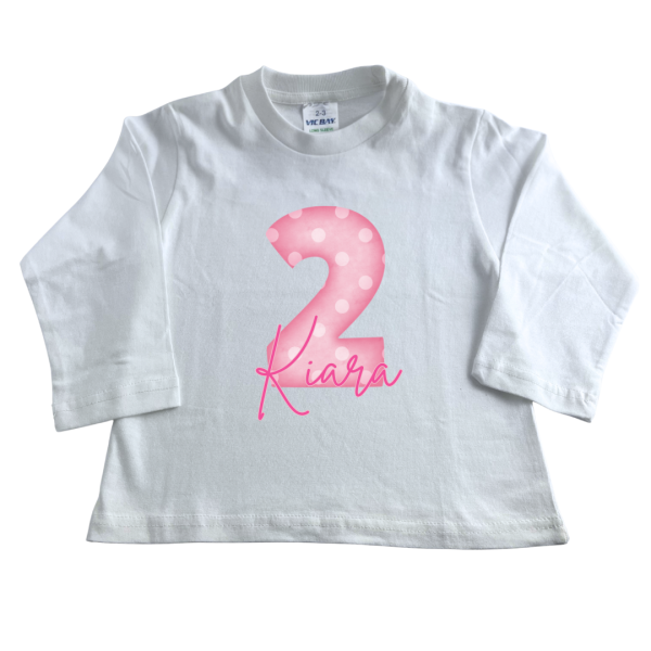 Birthday 2-Name | Personalised Printed Kids T-Shirt