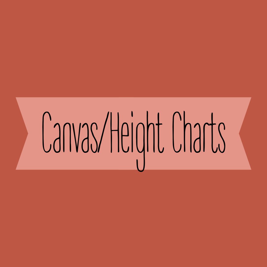 Pre-Designed Canvas/Height Charts