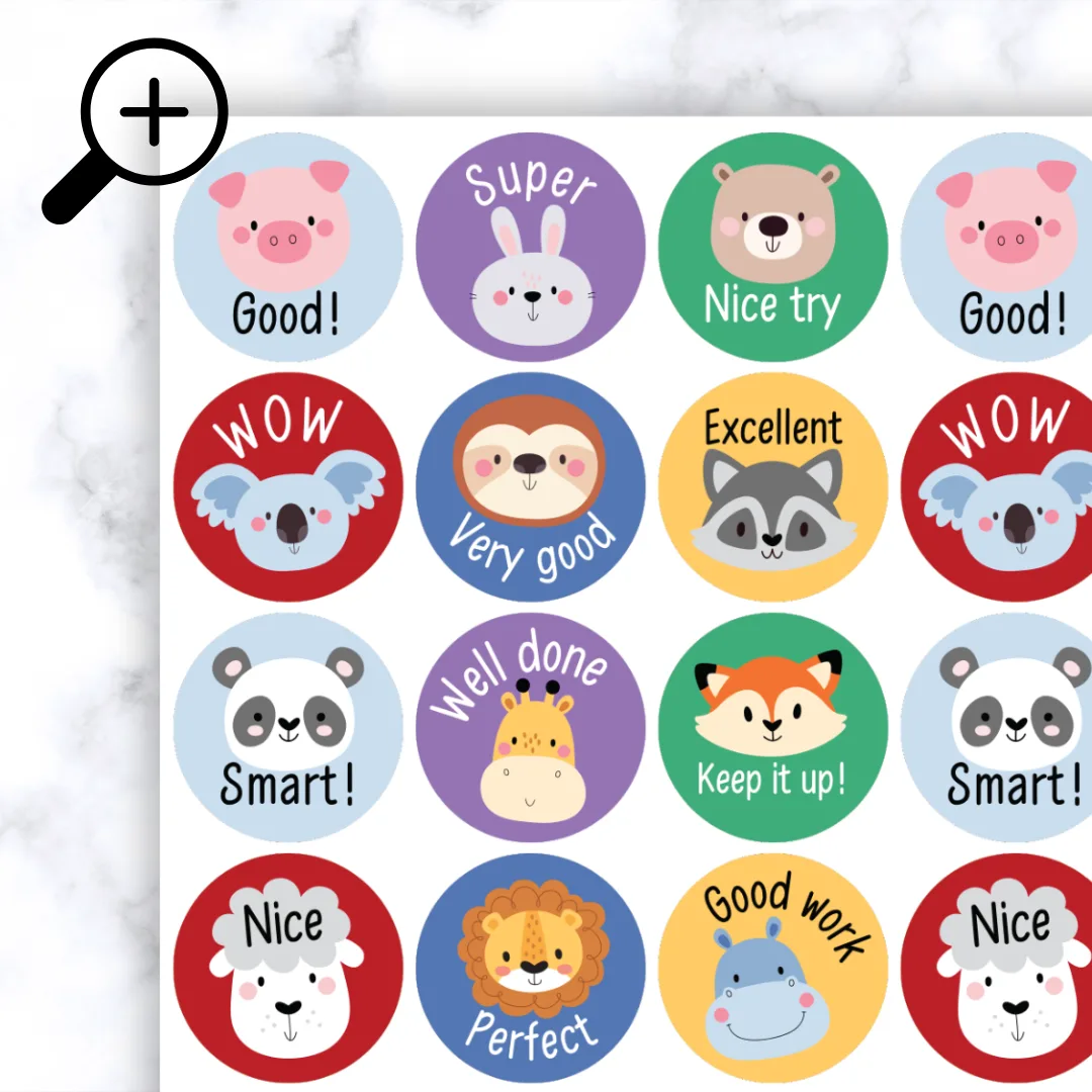 Animal Faces Stickers - Image 3