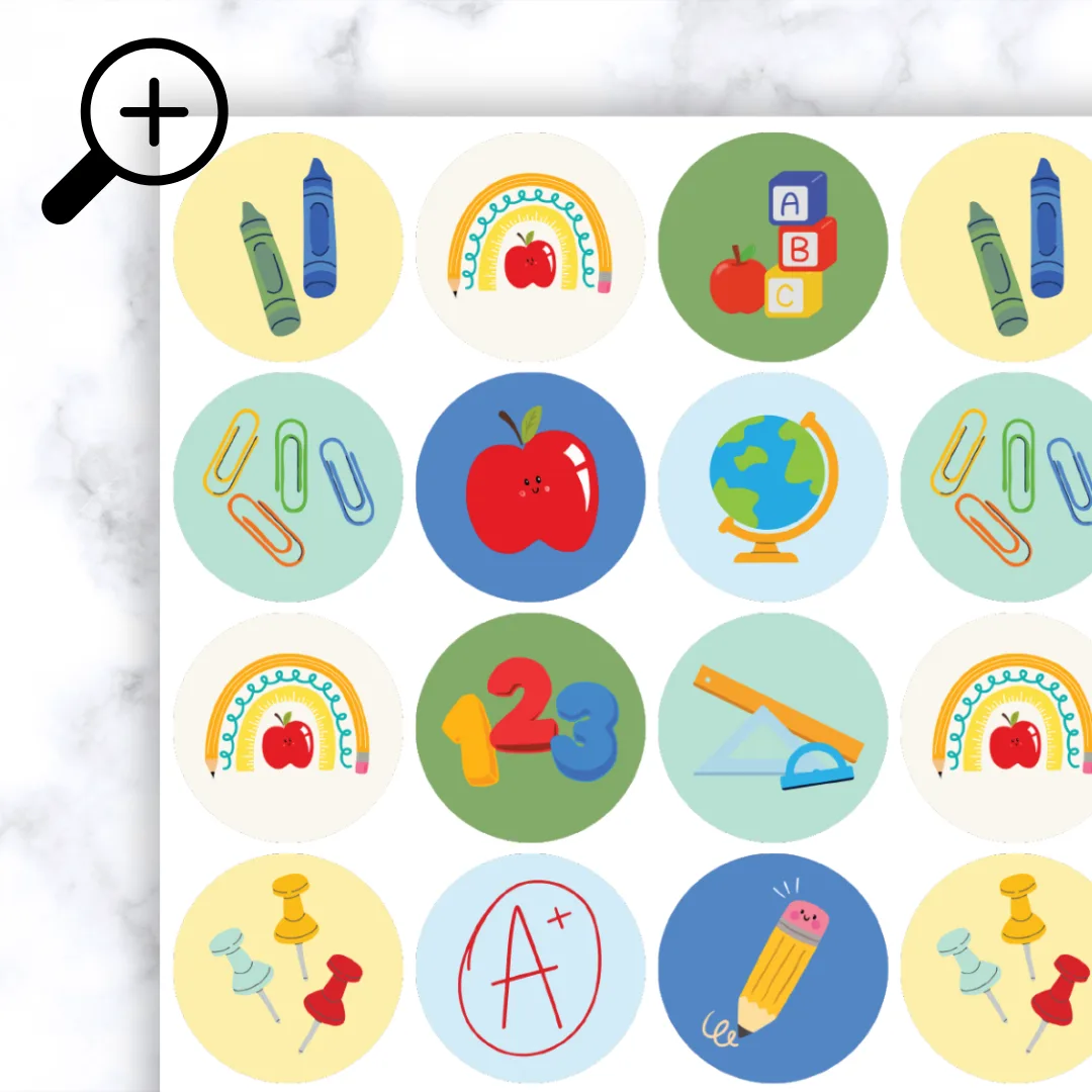 Apple Classroom Stickers - Image 5