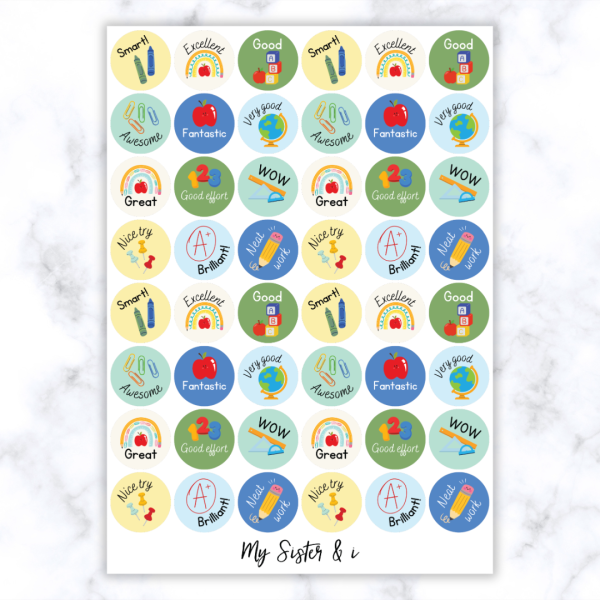 Apple Classroom Stickers