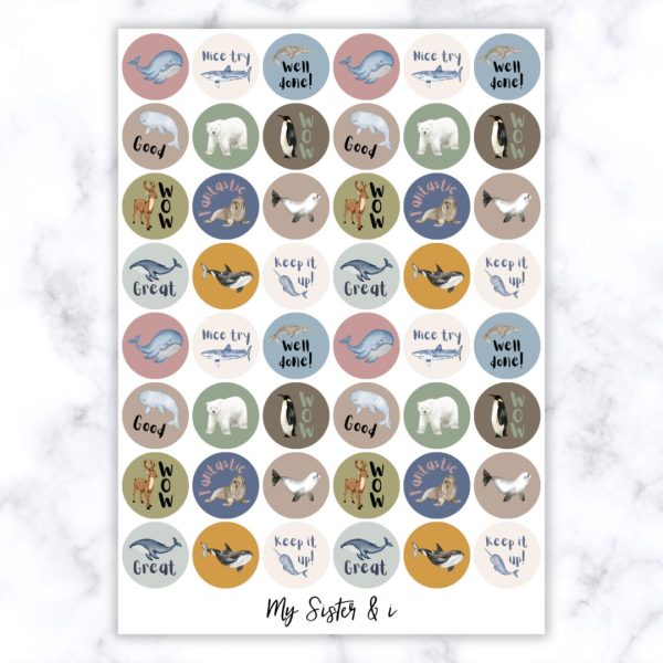 Arctic Animals Stickers