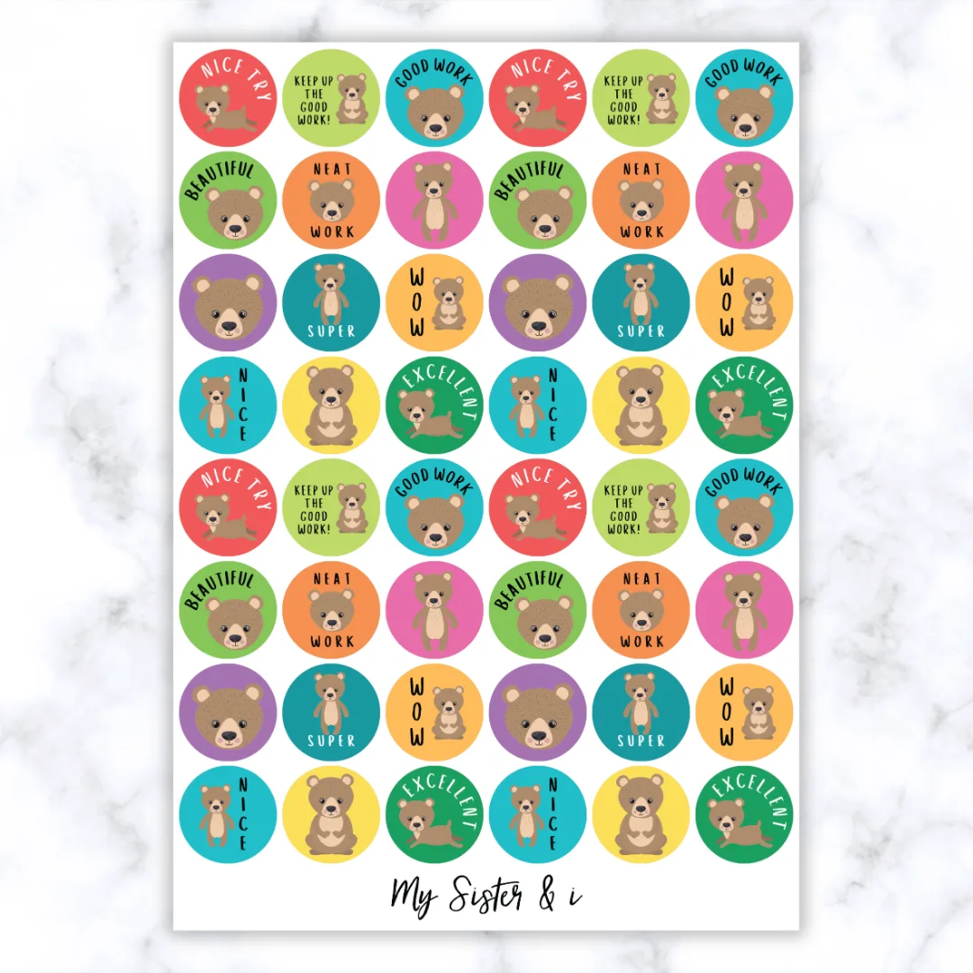 Bear Stickers
