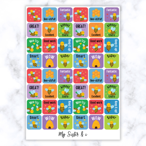 Bee Stickers