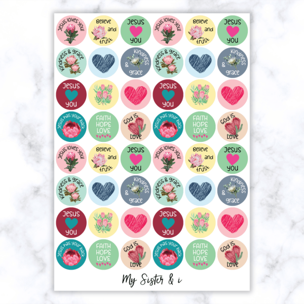 Bible Protea Stickers