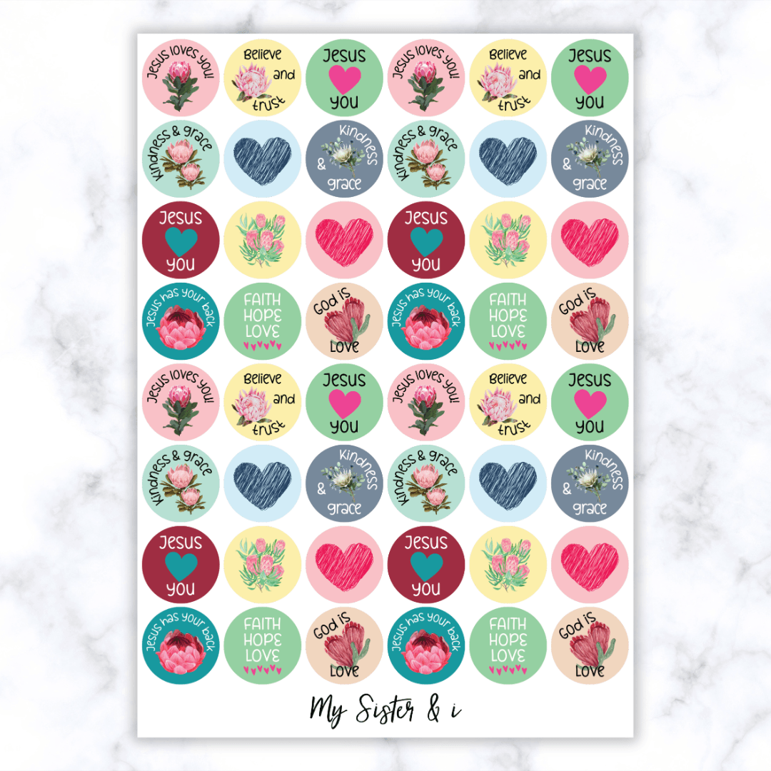 Bible Protea Stickers