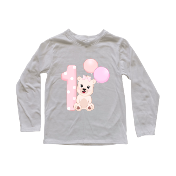1st Birthday Bear | Custom Printed
