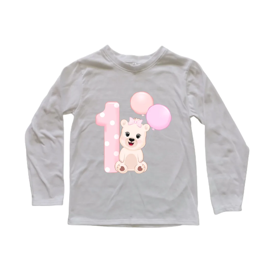 1st Birthday Bear | Custom Printed