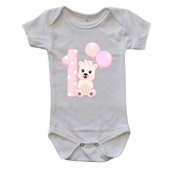 1st Birthday Bear | Custom Printed