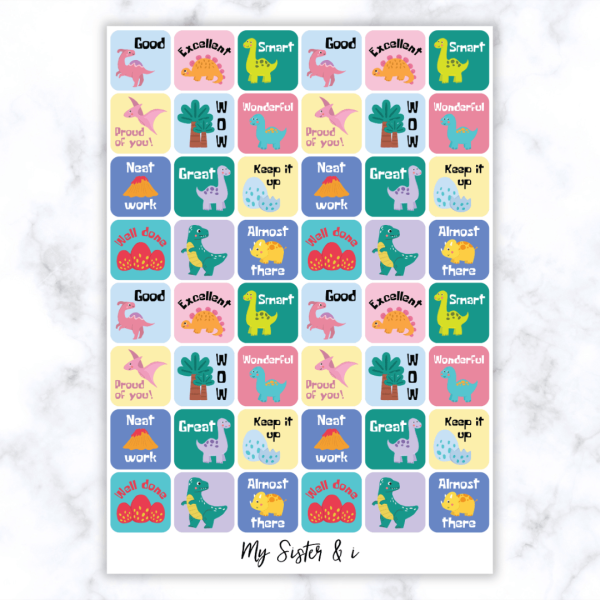 Dinosaur Stickers