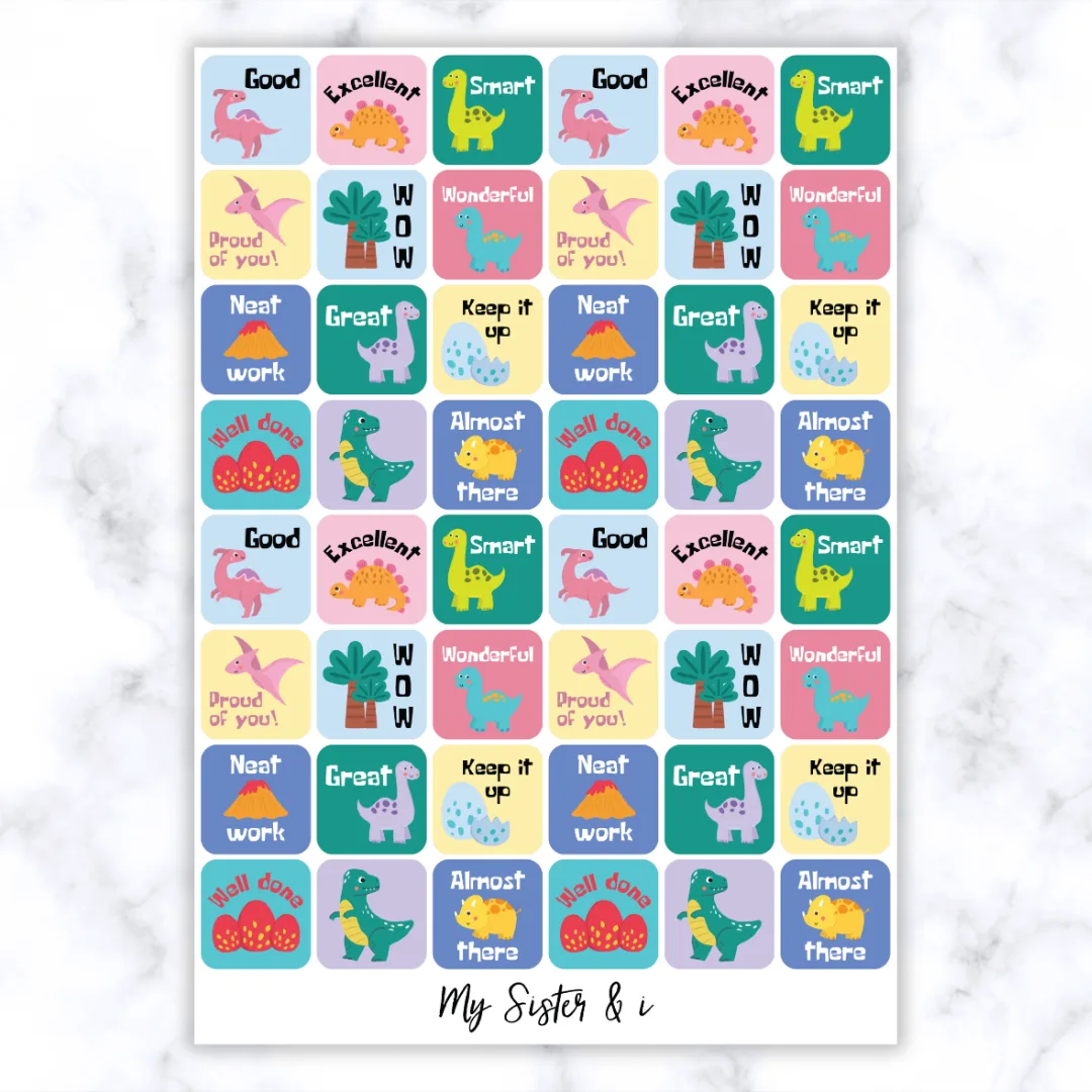 Dinosaur Stickers