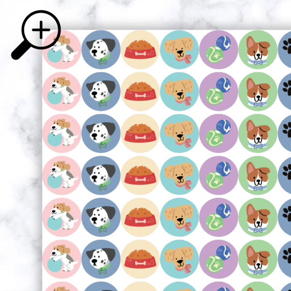 Alternative view of Doggie Stickers