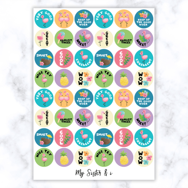 Flamingo Stickers