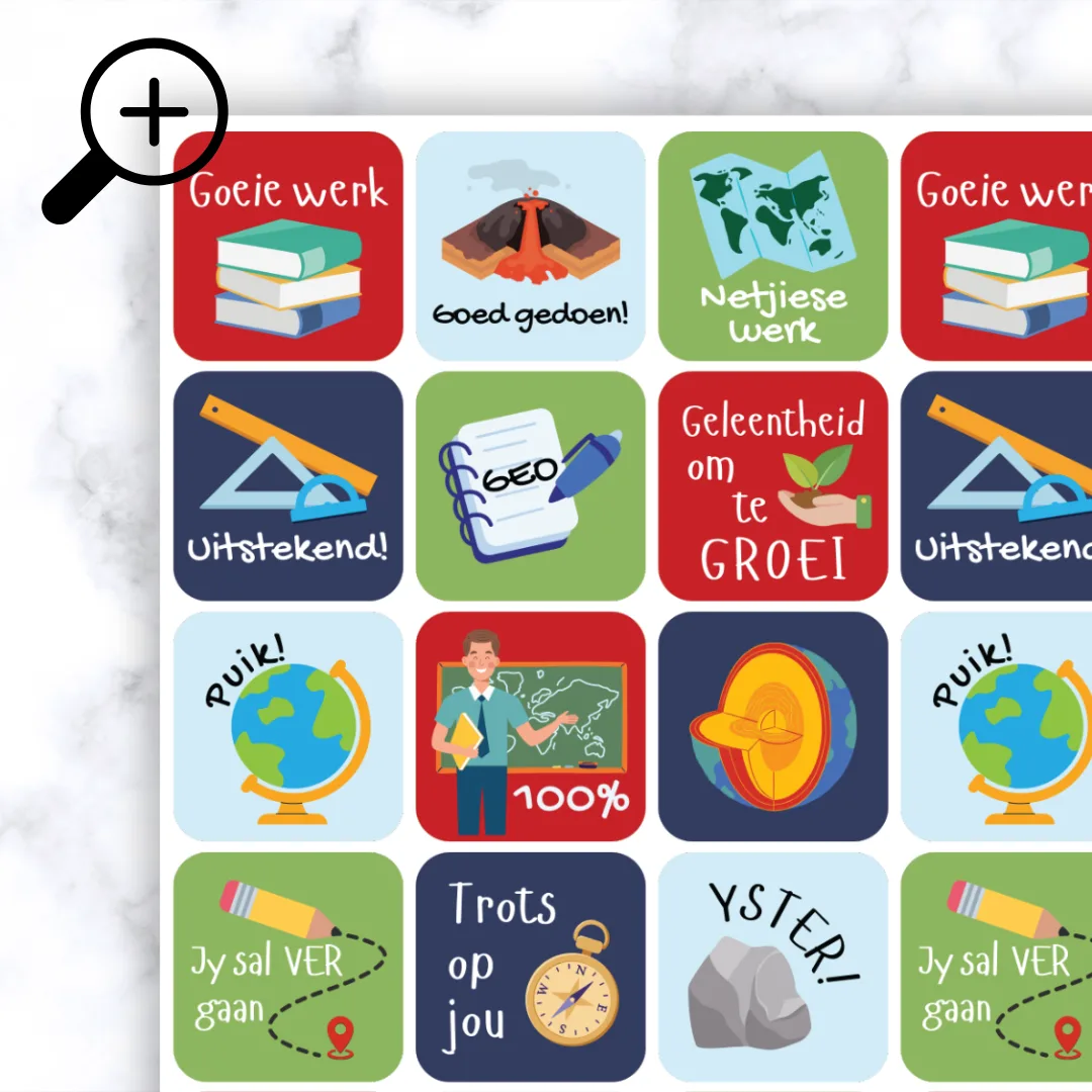 Geography Theme 1 Stickers - Image 3