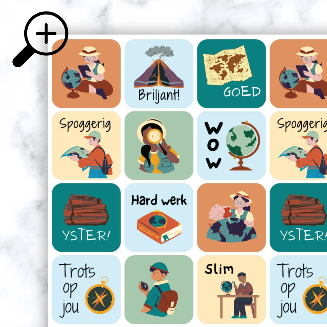 Geography Theme 2 Stickers - Image 3