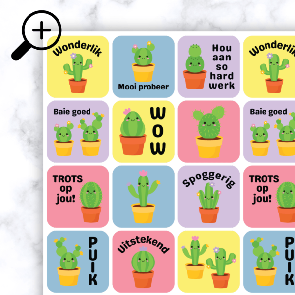Alternative view of Cactus Stickers