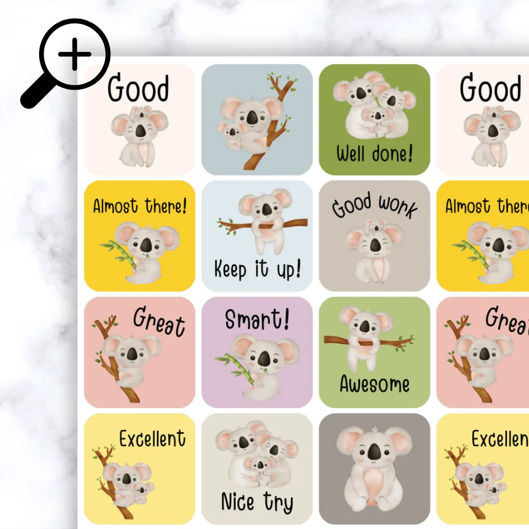 Koala Bear Stickers - Image 3