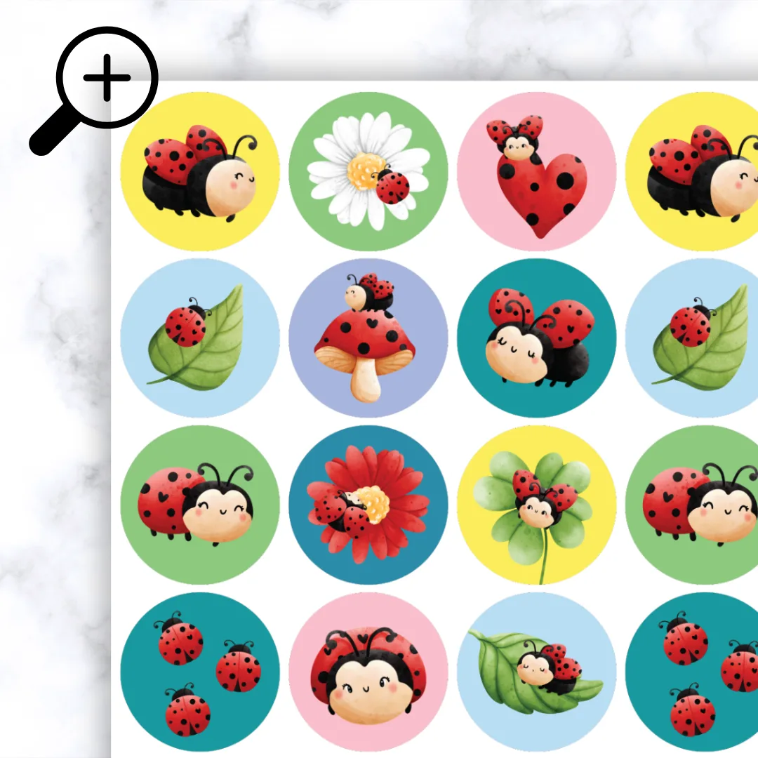 Ladybug Stickers - Image 3