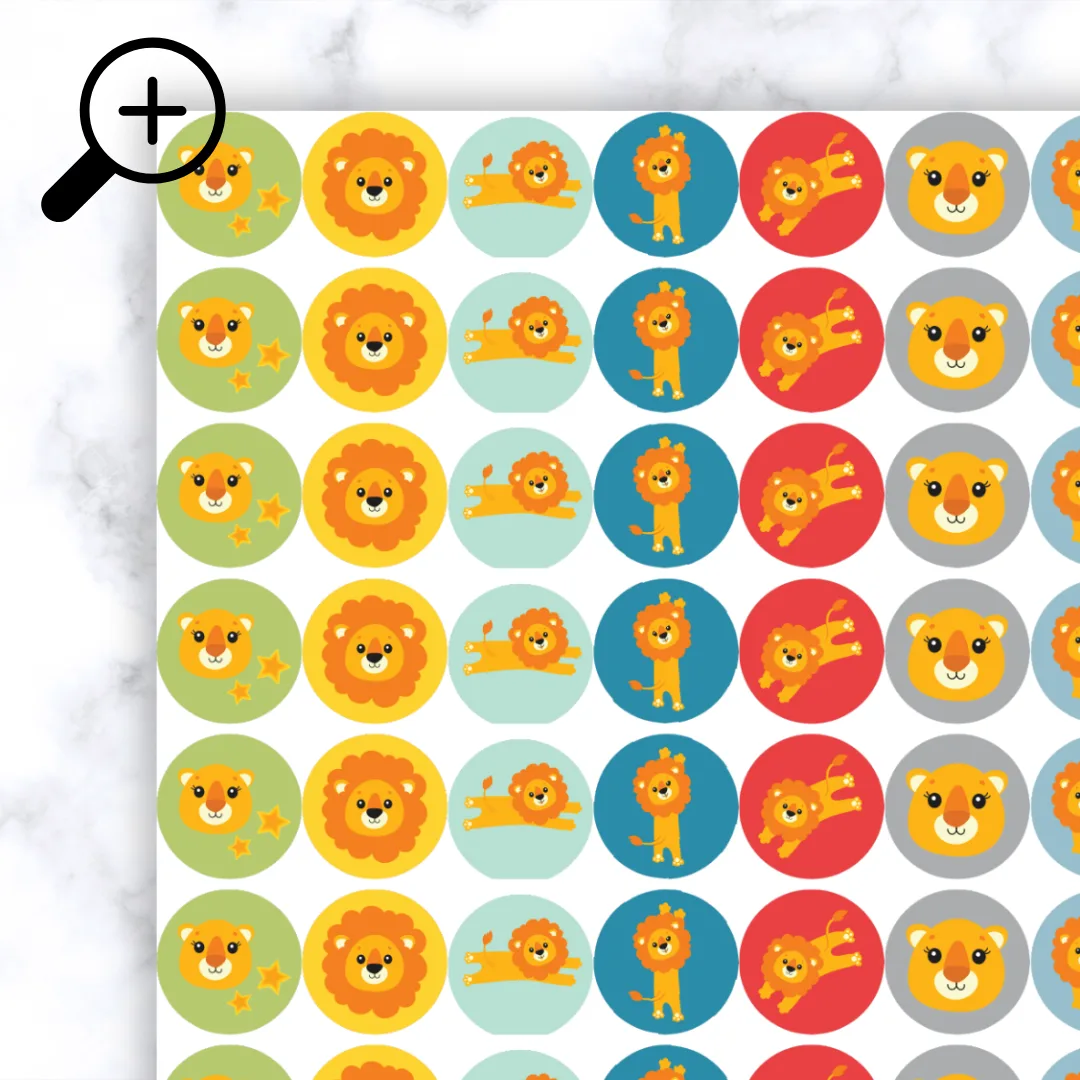 Lion Stickers - Image 3