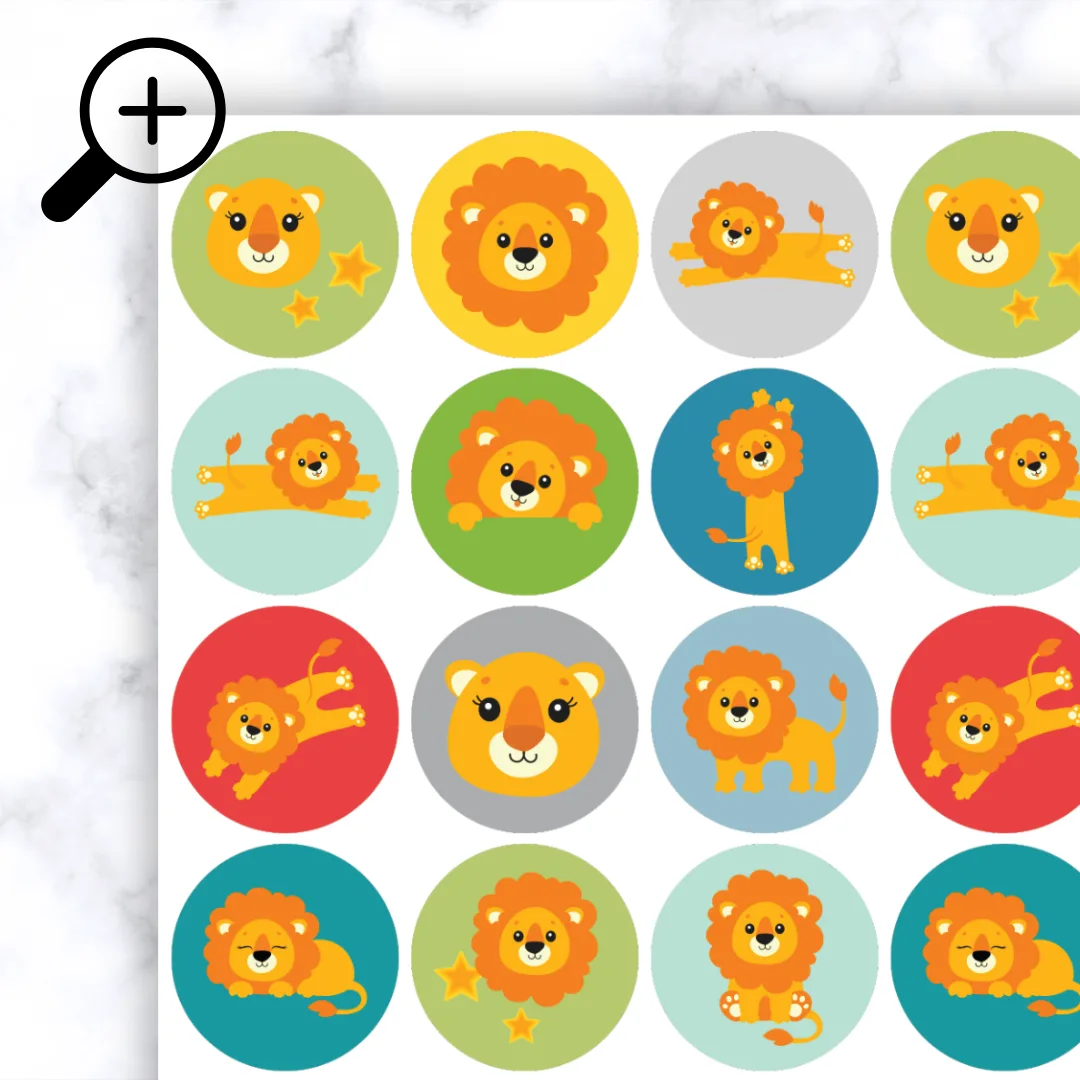 Lion Stickers - Image 4